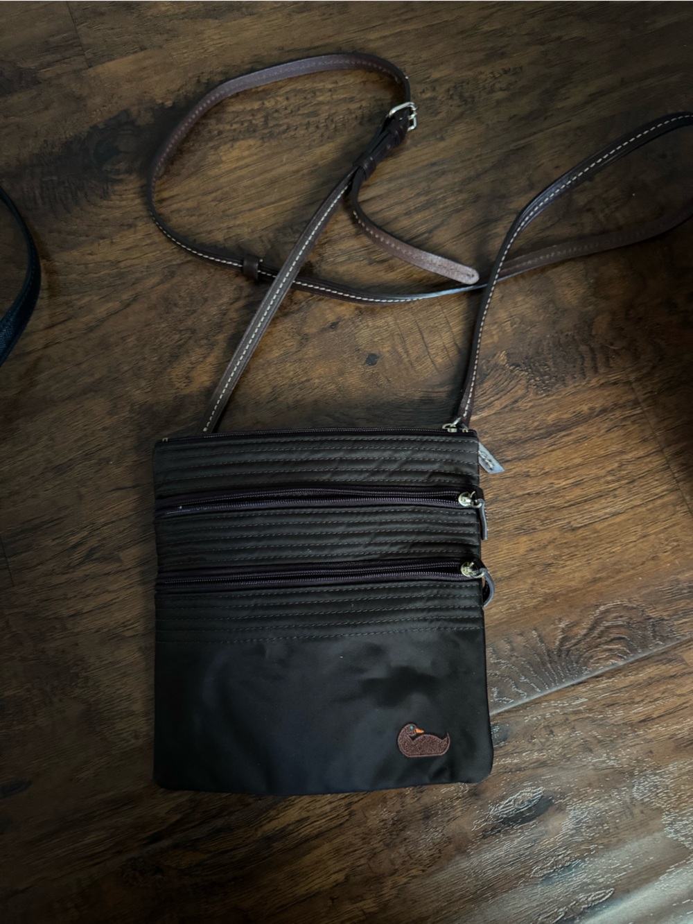 Dooney & Bourke Brown Crossbody Travel Bag - Small Shoulder Pouch